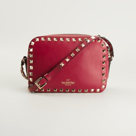 valentino red crossbody bag